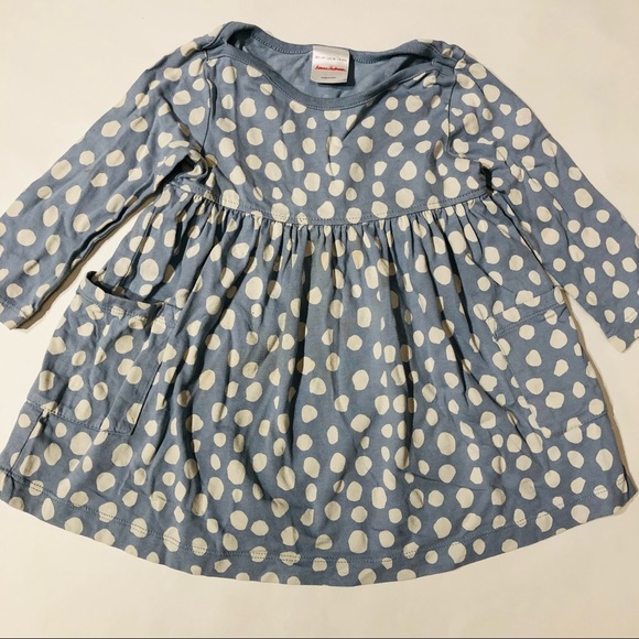 Hanna Andersson 80 (18-24m) pocket dress polka dots - Picture 3 of 7